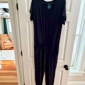 Tommy John Black V-Neck Short-Sleeve Top